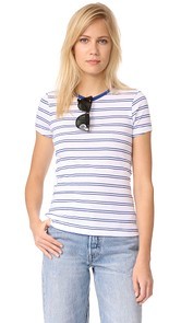 Three Dots Kennedy Short Sleeve Crew Neck Tee