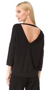 TSE Cashmere V Neck Sweatshirt