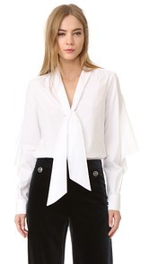 Temperley London Sunray Necktie Shirt