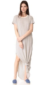 THE GREAT. The Knotted Tee Dress