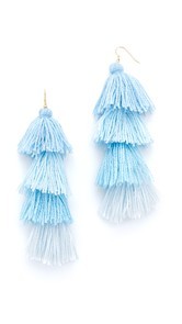 MISA Ombre Tassel Earrings