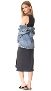 SUNDRY Love Maxi Dress With Slits