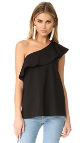 Susana Monaco One Shoulder Top