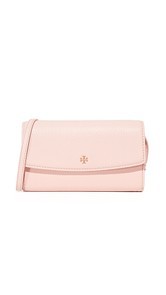 Tory Burch Robinson Pebbled Cross Body Bag