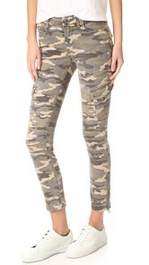 True Religion Halle Mid Rise Cargo Pants