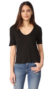 T by Alexander Wang Classic Cropped Tee