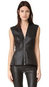 Veronica Beard Midnight Peplum Top