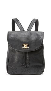 What Goes Around Comes Around Chanel Caviar CC Backpack (Previously Owned)