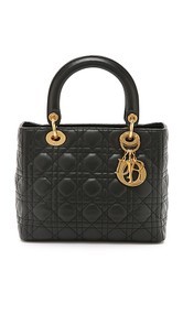 What Goes Around Comes Around Small Dior Lady Dior Bag (Previously Owned)