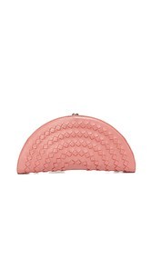 What Goes Around Comes Around Bottega Fan Clutch (Previously Owned)
