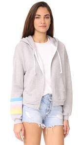 Wildfox Spectrum Zip Hoodie