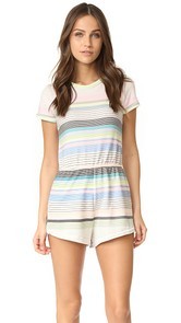Wildfox Beach Towel Stripe Romper
