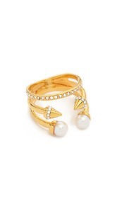 Vita Fede Ultra Mini Freshwater Cultured Pearl Titan Ring
