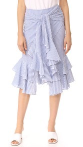 WAYF Quinn Ruffle Skirt