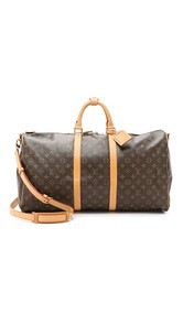 What Goes Around Comes Around Heritage Louis Vuitton Monogram Keepall 55 Bag