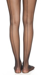 Wolford Individual 10 Back Seam Tights