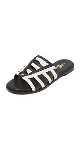 Yosi Samra Molly Braided Slides