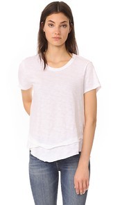 Wilt Short Sleeve Mock Layer Tee