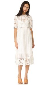 Zimmermann Caravan Embroidered Day Dress
