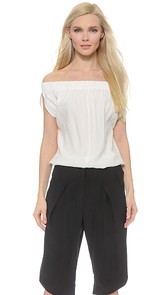 Zero + Maria Cornejo Draped Evie Top