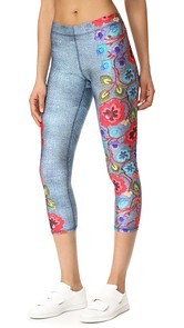 Terez Floral Capri Leggings