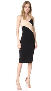 alice + olivia AIR Aurora Fitted Dress with Cutout