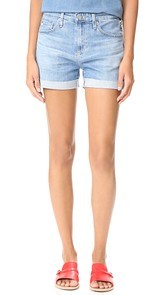 AG The Hailey Slouchy Roll Up Shorts
