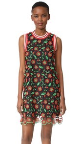 Anna Sui Poppy Trellis Sport Shift Dress