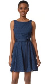 BB Dakota Ty Eyelet Trim Dress