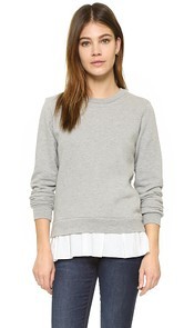 Clu Clu Too Ruffled Sweatshirt