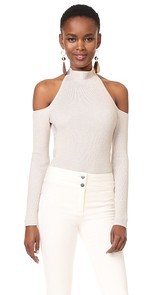 Cushnie Et Ochs Cold Shoulder Bodysuit