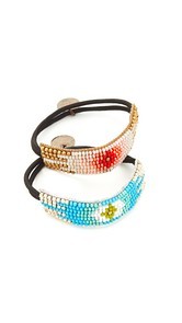 Deepa Gurnani Deepa By Deepa Gurnani Wafa Ponytail Holders