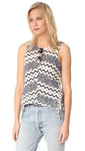Ella Moss Alexandria Fringe Knit Top