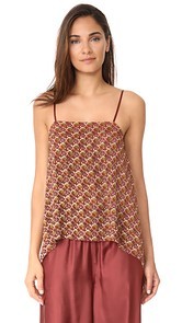Elizabeth and James Heather Draped Layered Top