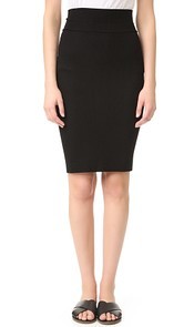 Enza Costa Rib Pencil Skirt