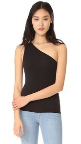 Enza Costa One Shoulder Tank