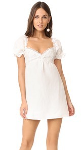 For Love &amp; Lemons Crema Babydoll Dress