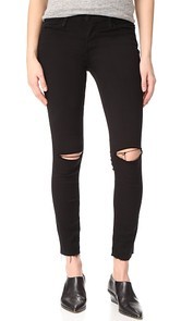 FRAME Le High Skinny Raw Edge Jeans