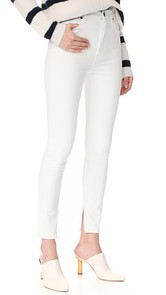 GOLDSIGN The Non Profit Ultra High Rise Ankle Zipper Jeans