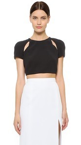 J. Mendel Cutout Crop Top