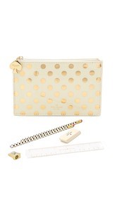 Kate Spade New York Gold Dots Pencil Pouch