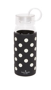 Kate Spade New York Le Pavilion Black Dot Water Bottle