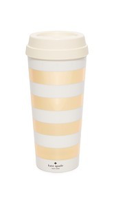 Kate Spade New York Gold Stripe Thermal Mug