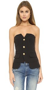 LAVEER Button Up Bustier