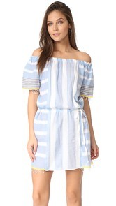 Lemlem Luna Off Shoulder Dress