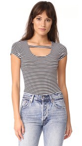 LNA Stripe Maya Tee Bodysuit