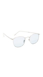 Linda Farrow Luxe Square Tinted Sunglasses