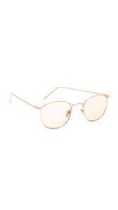 Linda Farrow Luxe Square Tinted Sunglasses