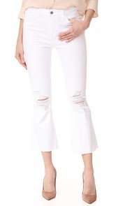 LAGENCE Sophia High Rise Crop Jeans