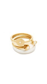 Madewell Ball & Eye Stacking Ring